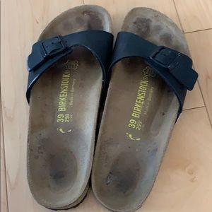 Birkenstock black slides women size 39